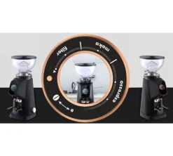 Moulin à Café FIORENZATO AllGround Chrome Effet Miroir Et Noir -Boutique De Café allground reglages 1