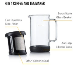 Carafe One Brew - Black - Barista&Co -Boutique De Café bc carafe piston2