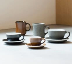 6 Tasses Espresso Et Sous-tasses Egg 8cl Gunpowder - Loveramics -Boutique De Café collectiongunpow