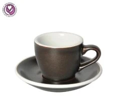 6 Tasses Espresso Et Sous-tasses Egg 8cl Gunpowder - Loveramics -Boutique De Café gunpowder egg