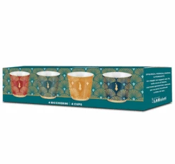 4 Tasses Déco Glamour - 33 Cl - BIALETTI -Boutique De Café image secondaire tasses