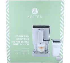 KOTTEA Espressima Silver One Touch CK307S.OT Garantie 3 Ans -Boutique De Café machine a cafe kottea one touch 1