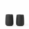 2 Tasses Double Paroi Nicola 150 Ml Noires - VIVA SCANDINAVIA