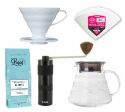 Pack Slow Coffee : Moulin à Café D-Kanta MG05 + Kit V60