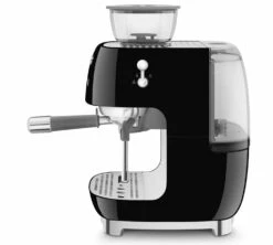 Machine Expresso SMEG EGF03BLEU Noire Années 50 Avec Moulin Intégré -Boutique De Café smeg egf03 noire 2