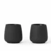 2 Tasses Double Paroi Nicola 60 Ml Noires - VIVA SCANDINAVIA